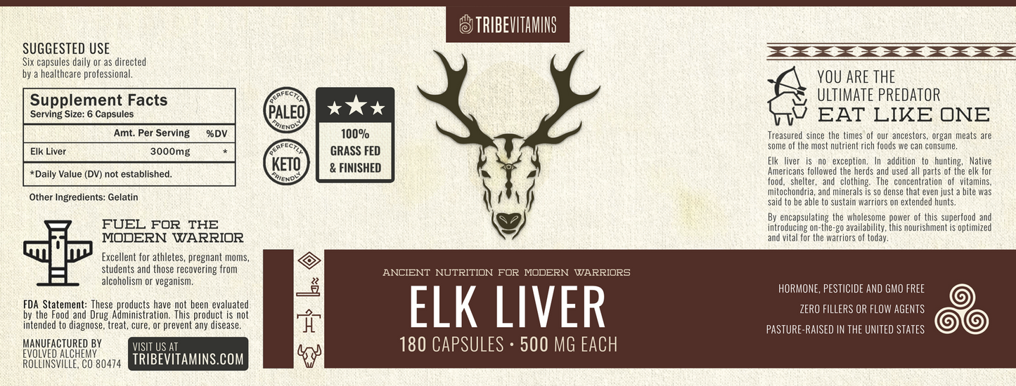 Wild Elk Liver